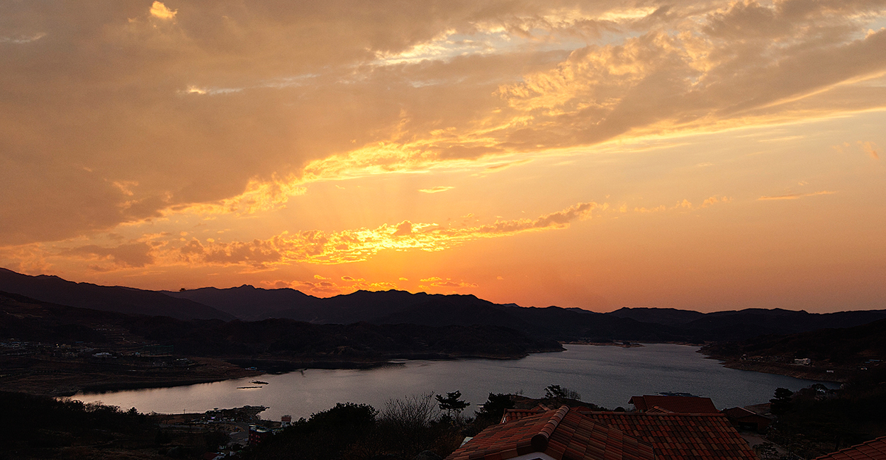 합천 이지앤드림펜션 전경